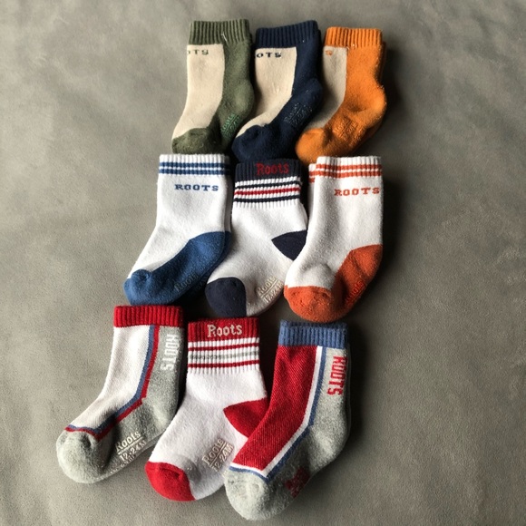 Roots Accessories Set Of 9 Baby Roots Socks Size 224 Months Poshmark